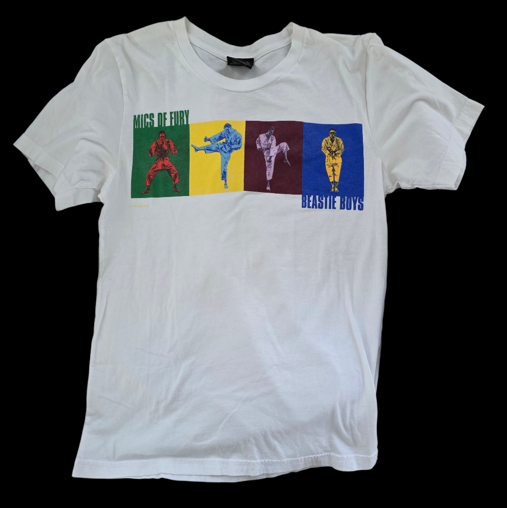 Beastie Boys White Graphic T-Shirt, Medium